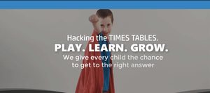 Kid dressed as superhero. Kids get super powers with these hacks to solve the times tables.