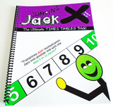 Educational workbook cover to learn times tables hacks. 